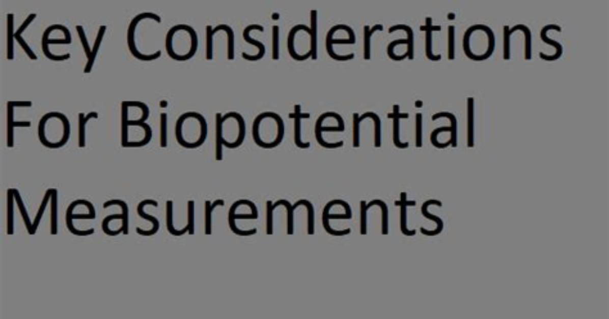 How Is Biopotential Measured?