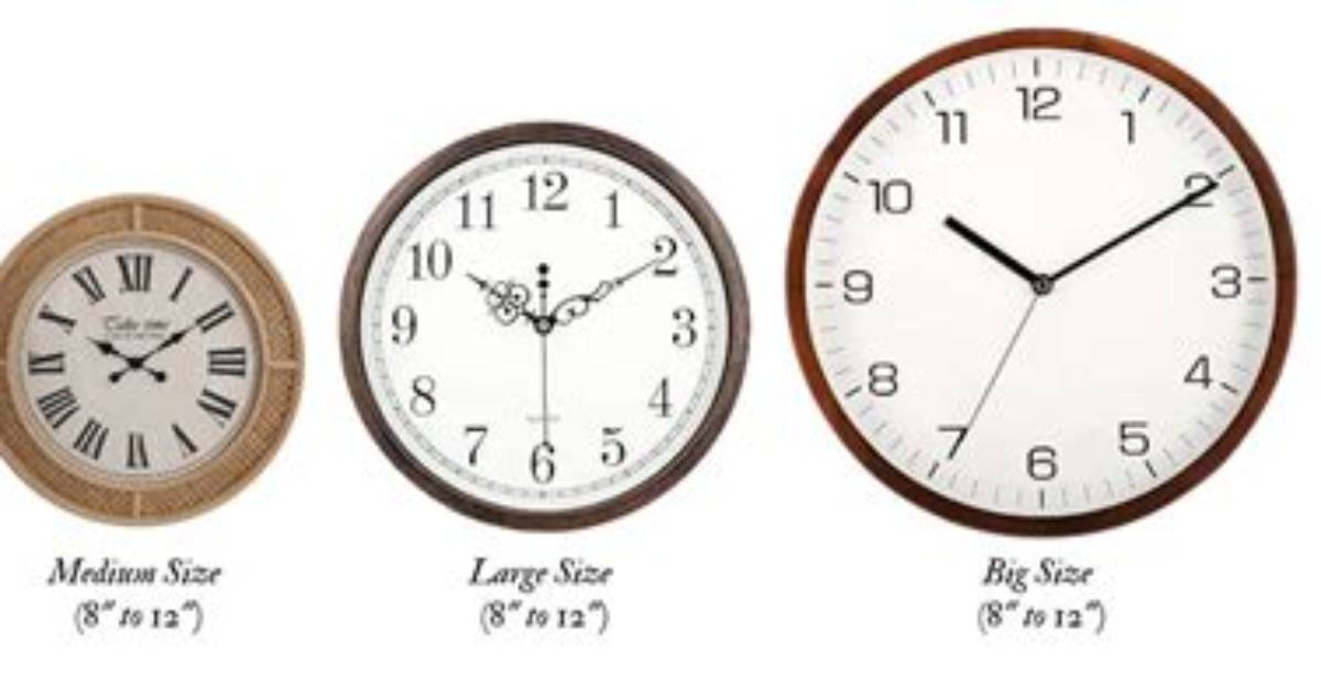 How Is Clock Size Measured