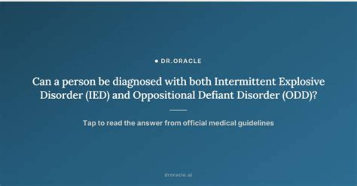 How Is Ied Diagnosed