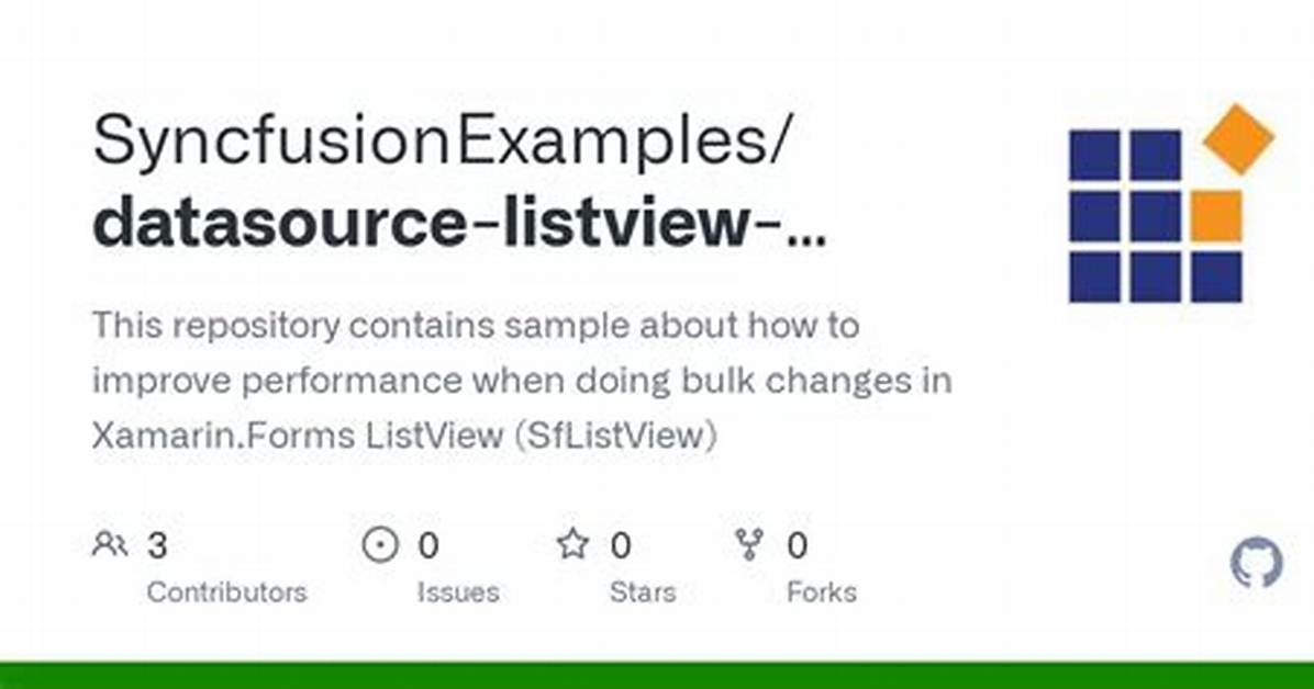 How Is Listview. Datasource Used?