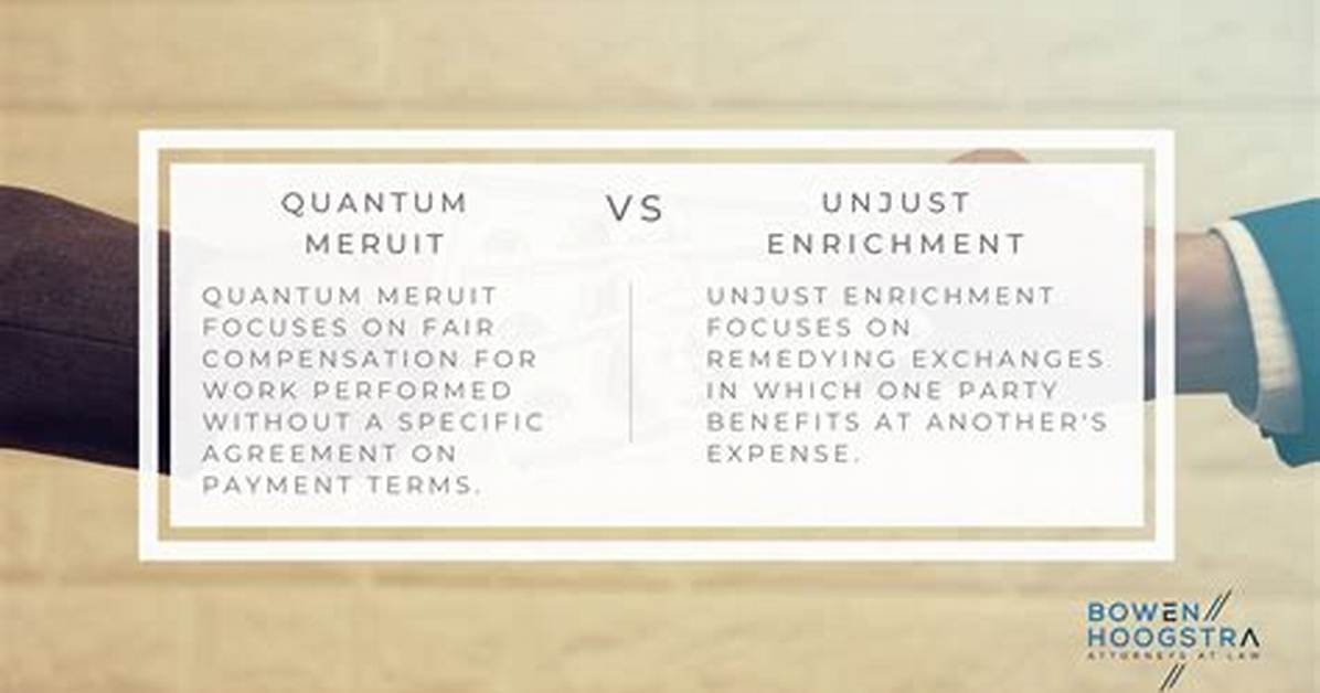 How Is Quantum Meruit Calculated?
