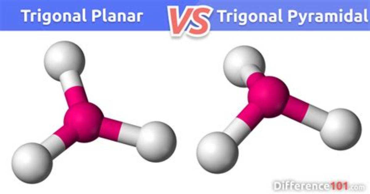 How Is Trigonal Pyramidal Different from Trigonal Planar?