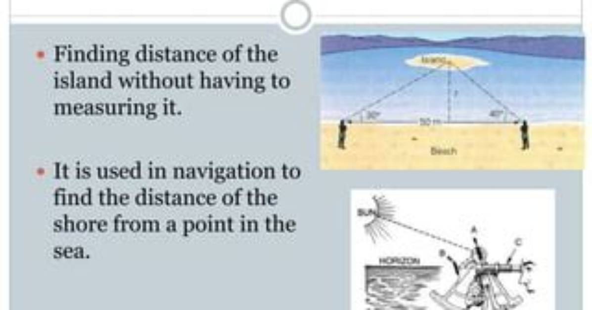 How Is Trigonometry Used in Oceanography?