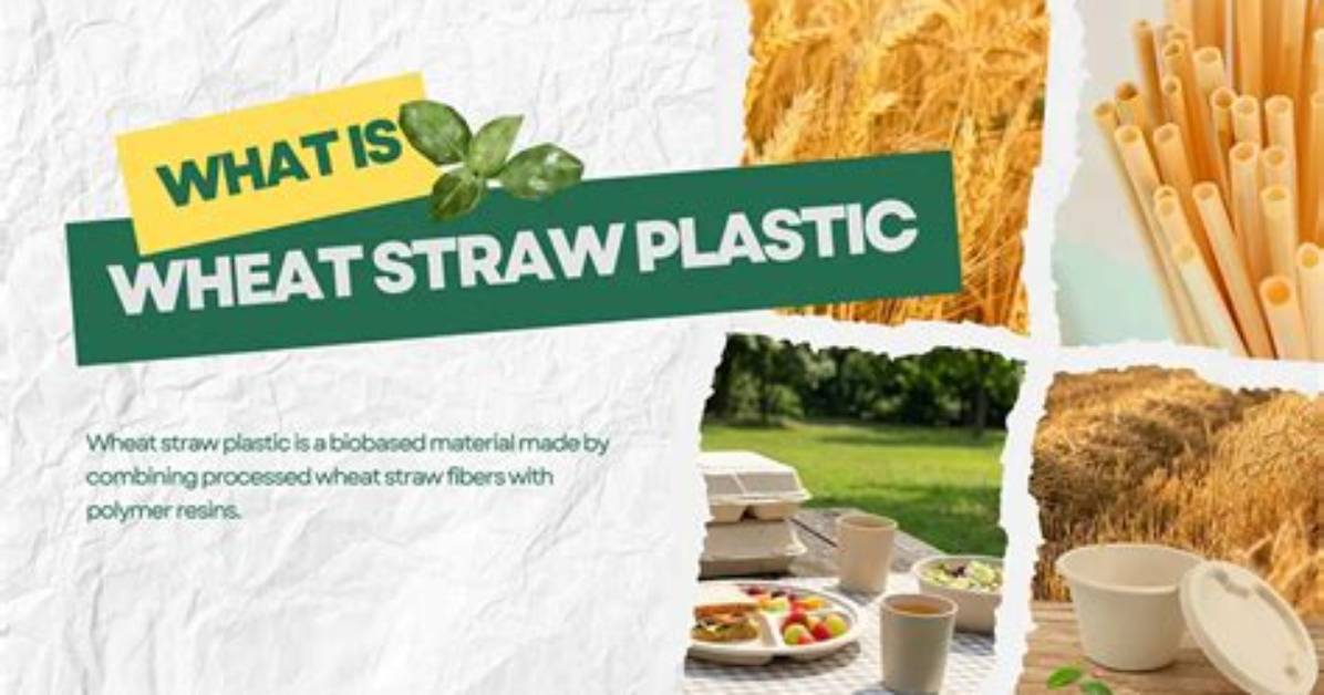 How Is Wheat Straw Plastic Made?