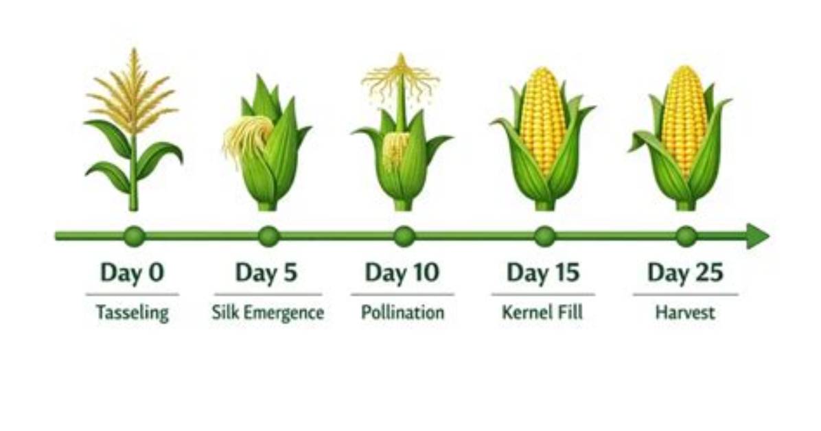 How Long After Pollination Is Corn Ready