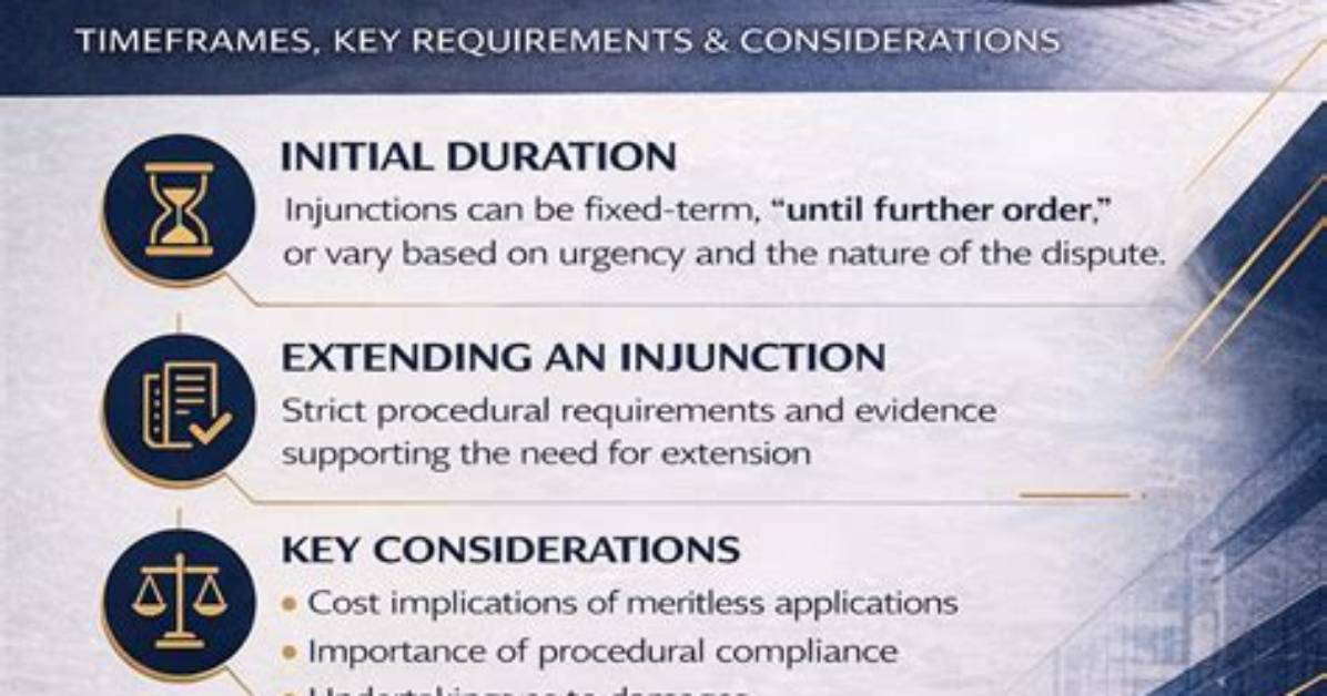 How Long Do Injunctions Take?