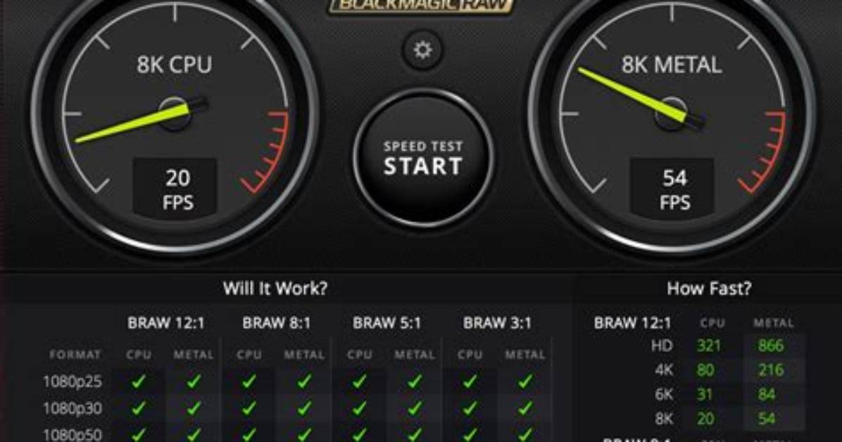 How Long Does Blackmagic Speed Test Take?