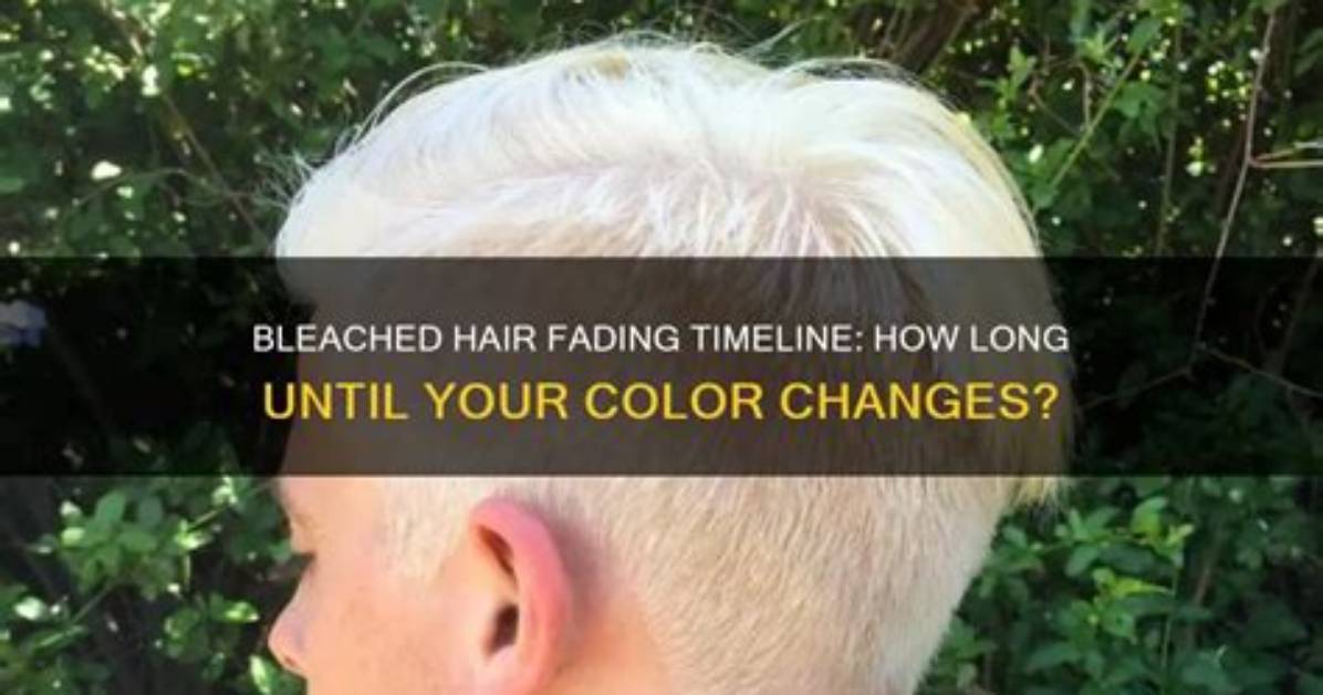 How Long Does Bleached Hair Last