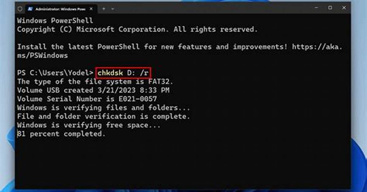 How Long Does Chkdsk Take Windows 10?