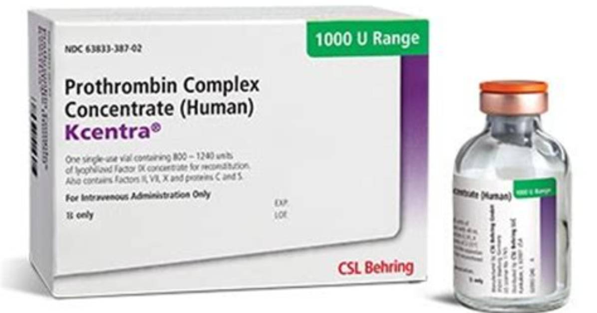 How Long Does Prothrombin Complex Concentrate Last