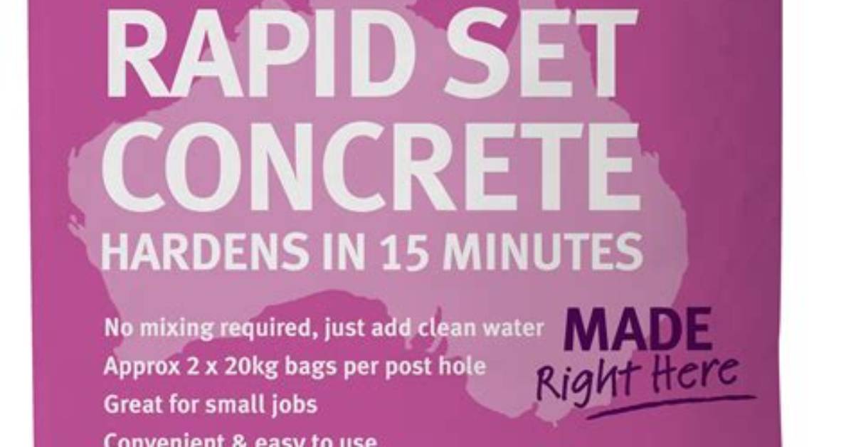 How Long Does Rapid Set Cement Take to Dry