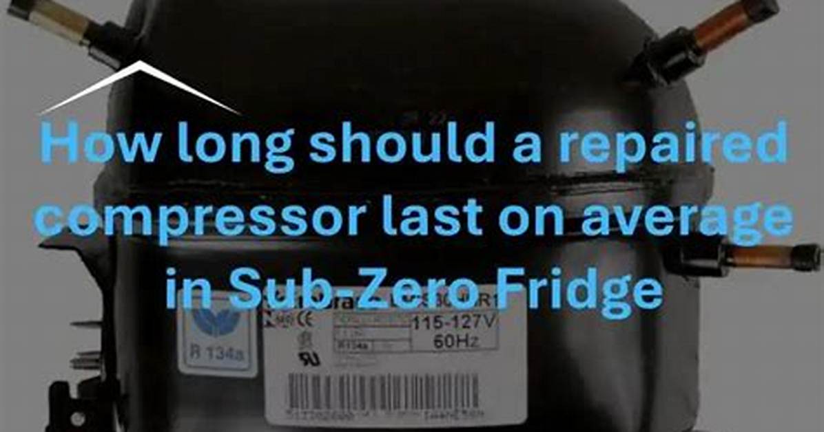 How Long Does Refrigerator Compressor Last?