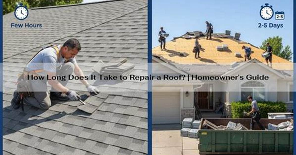 How Long Does Roof Patch Take to Dry