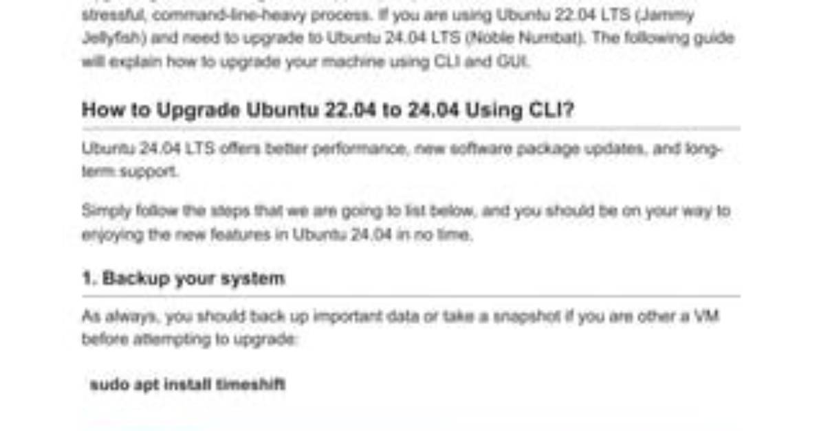 How Long Does Ubuntu Upgrade Take?