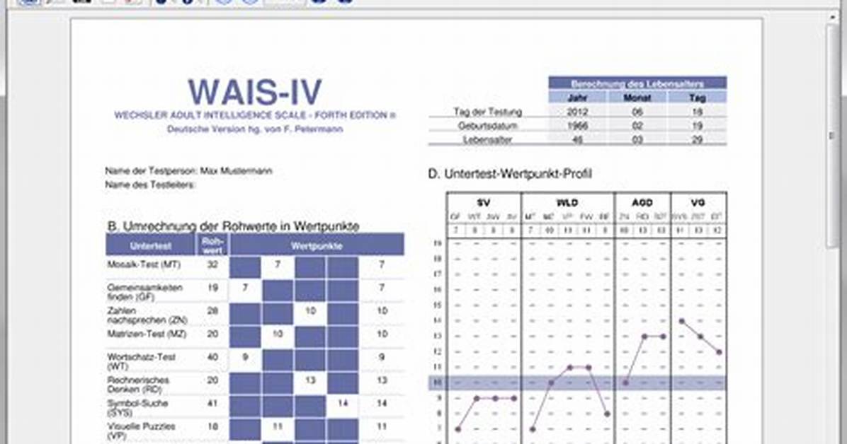 How Long Does Wais Iv Take