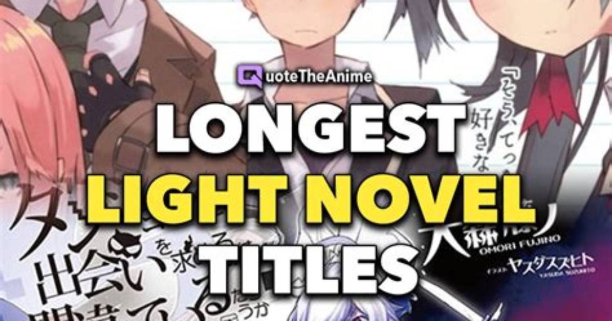 How Long Is a Light Novel?