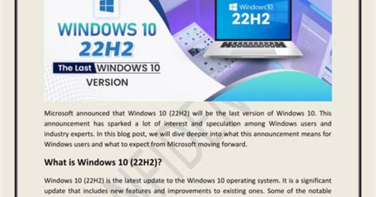 How Long Will Windows 10 Last?