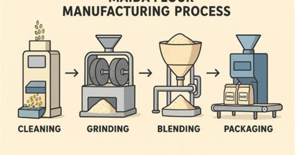 How Maida Manufacturing Process?