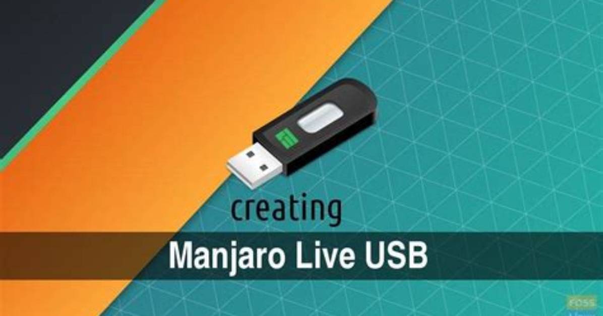 How Make Manjaro Live Usb?