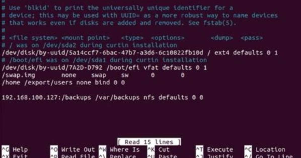 How Make Nfs Mount Permanent Linux?