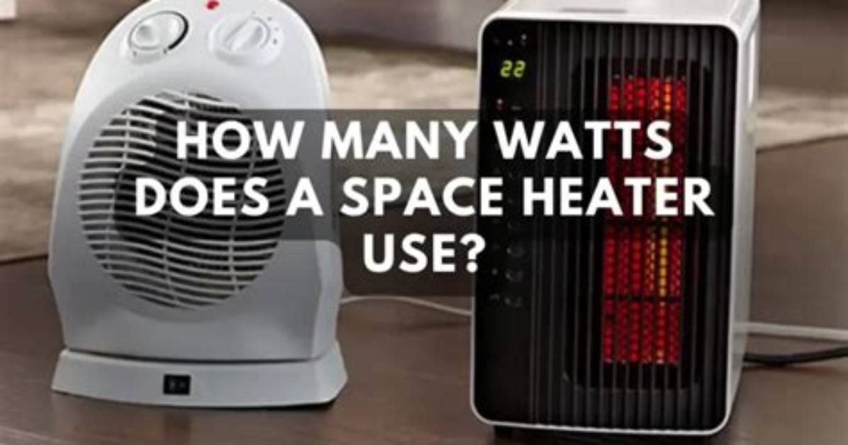How Many Amps Does a Space Heater Use