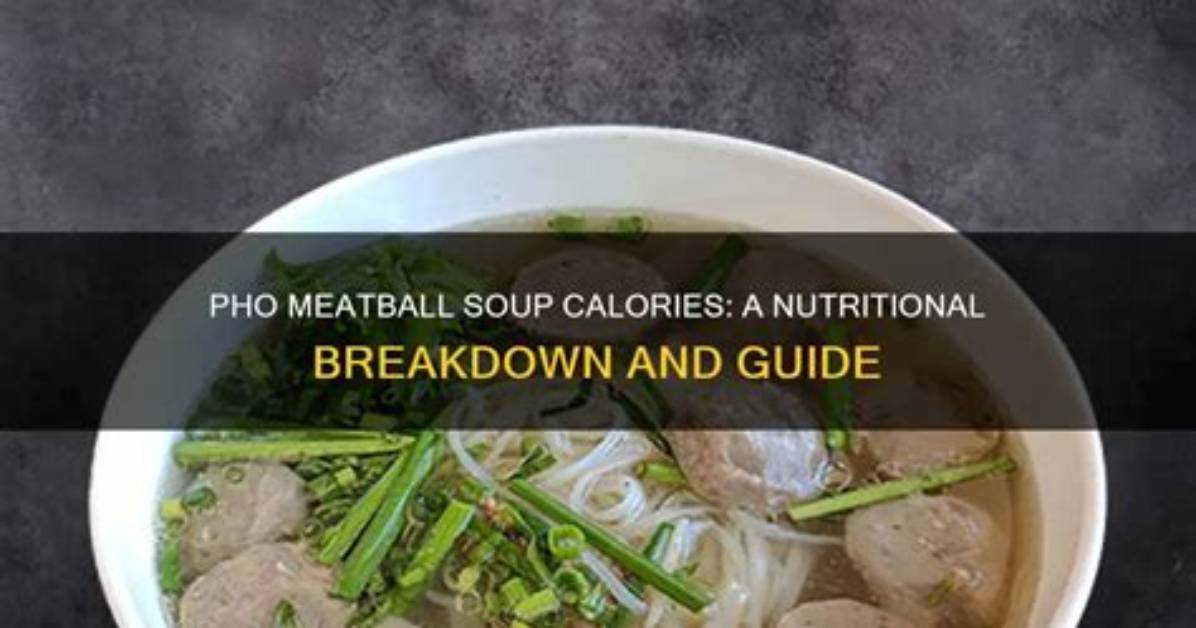 How Many Calories Does Pho Have