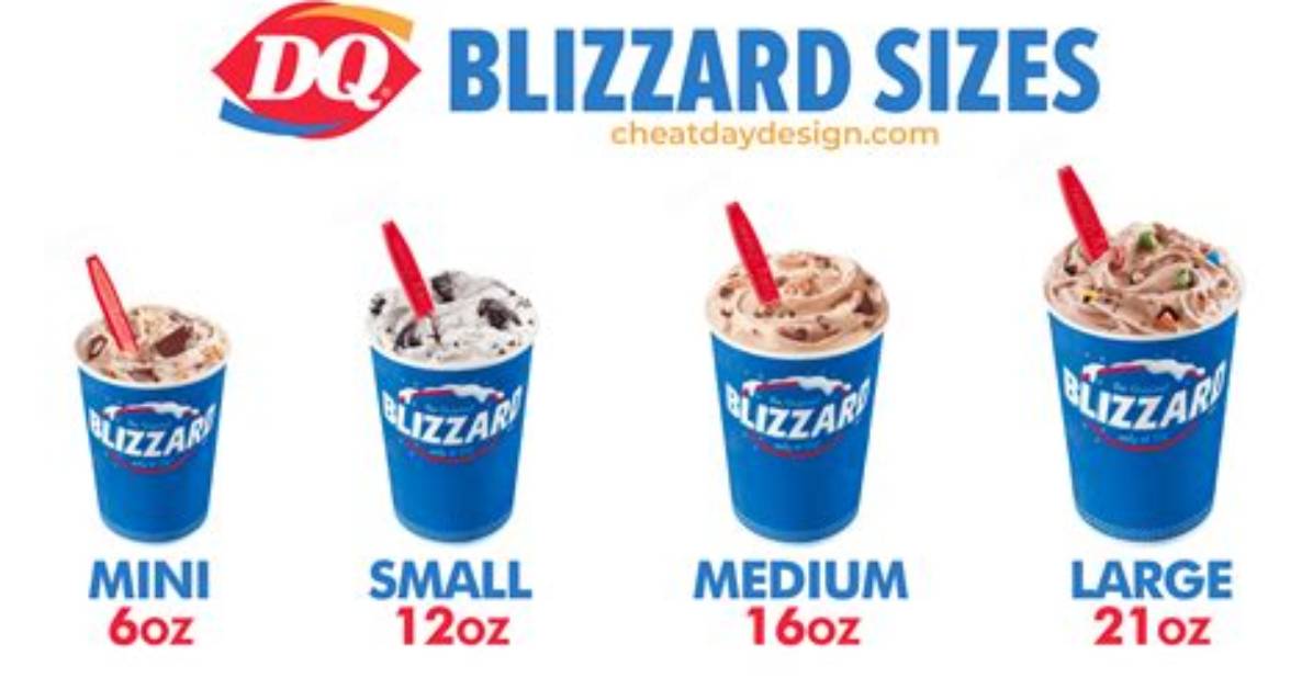 How Many Does a Dq Mini Blizzard Cake Serve?