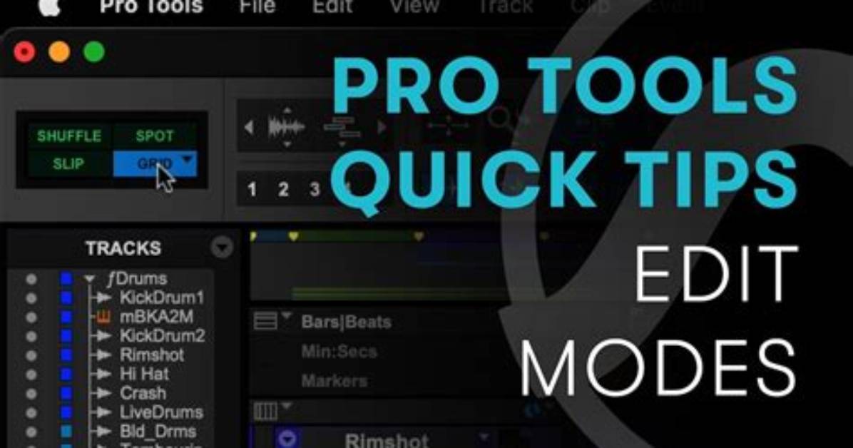 How Many Edit Modes Does Pro Tools Provide