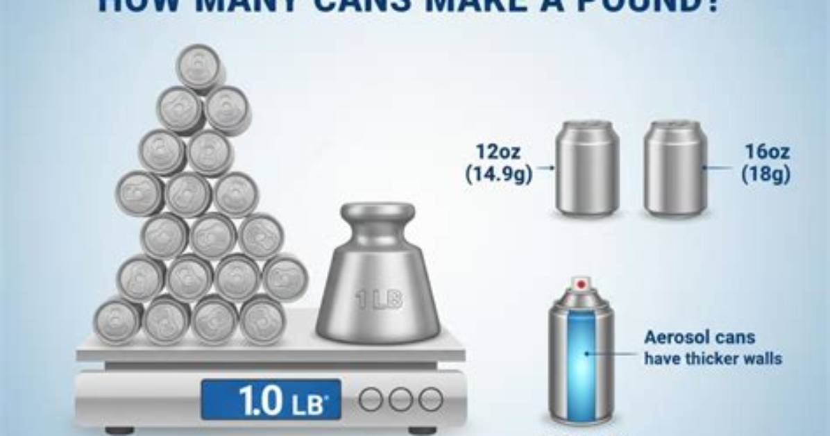 How Many Empty Cans Make a Pound? Here Is the Answer
