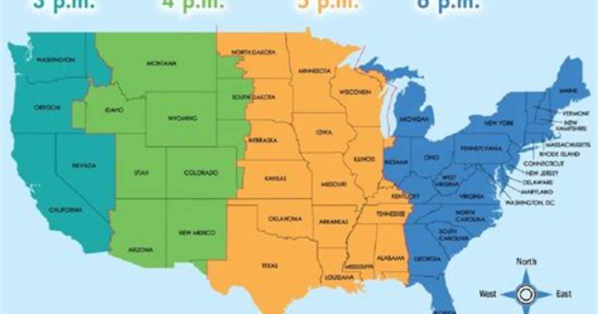 How Many Hours Difference Between California and Australia