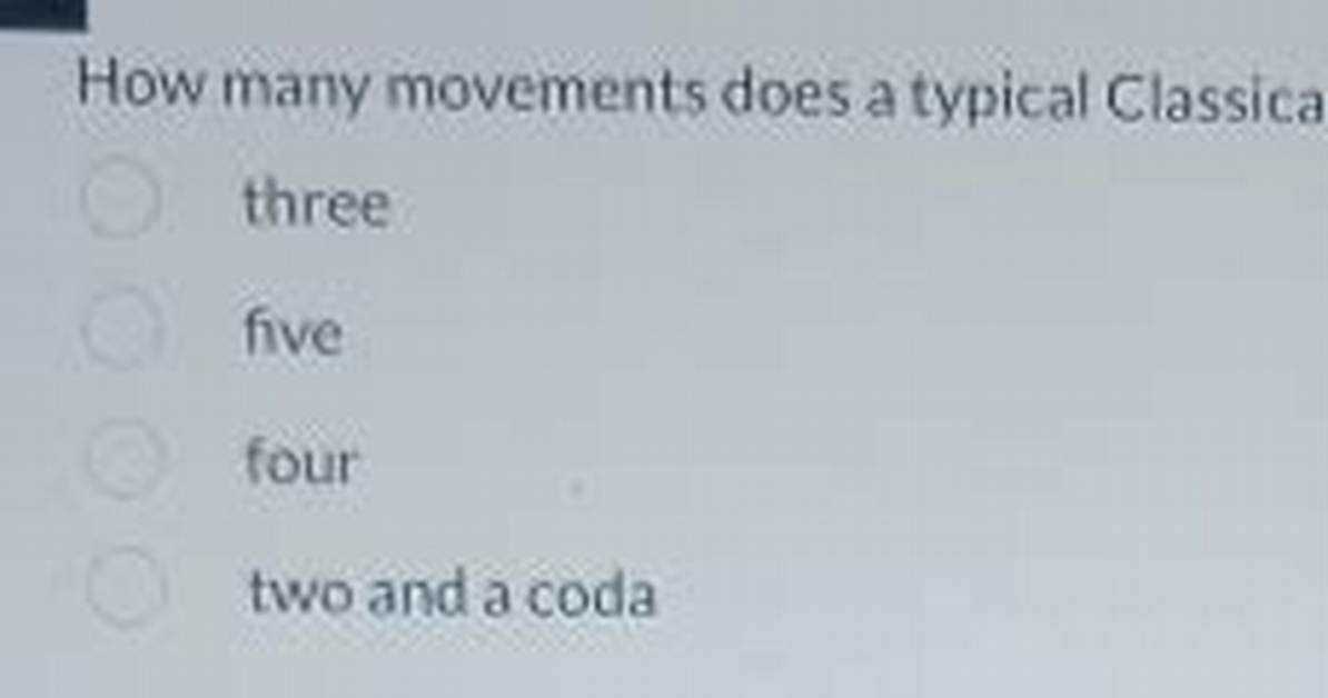 How Many Movements Does a Typical Classical-Era Concerto Have?