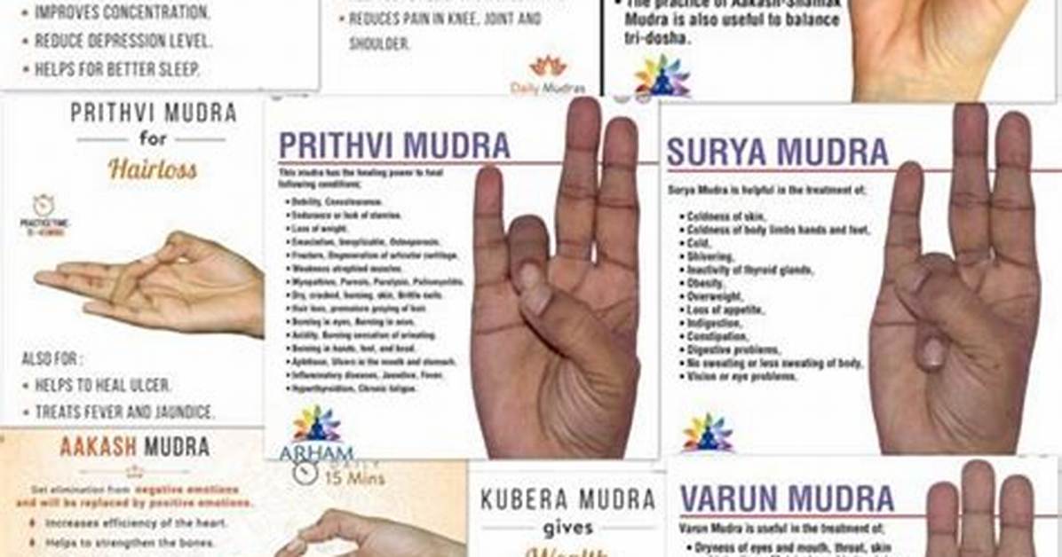 How Many Mudras Are There