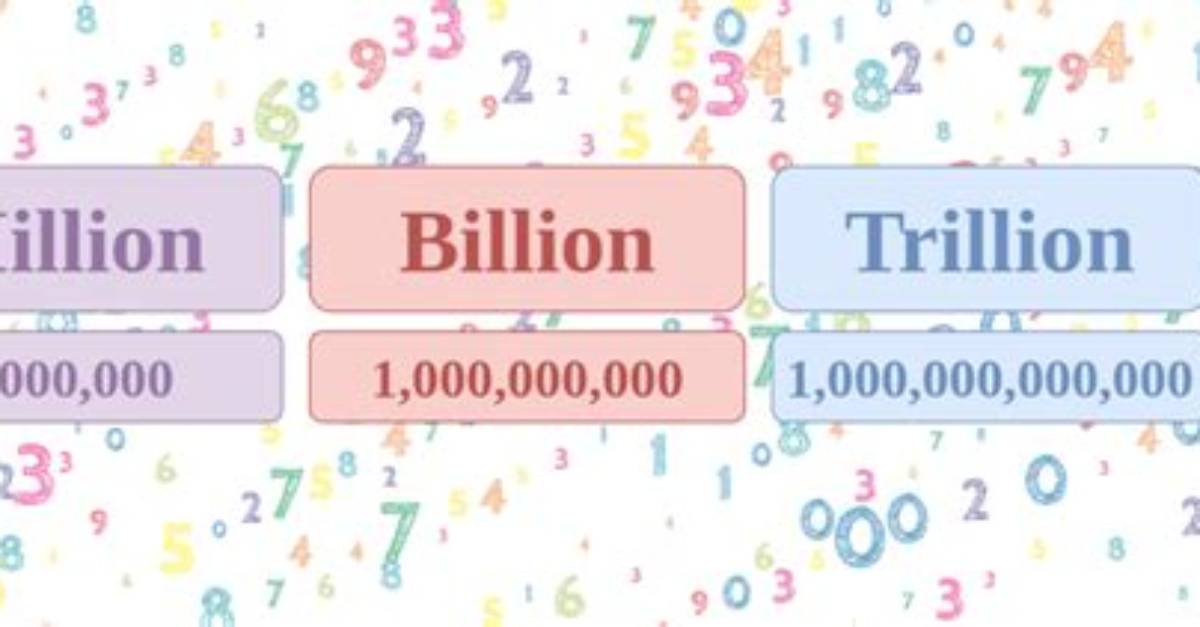 How Many Numbers Is One Million Dollars?