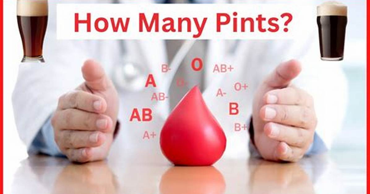 How Many Pints of Blood Are There in the Human Body?