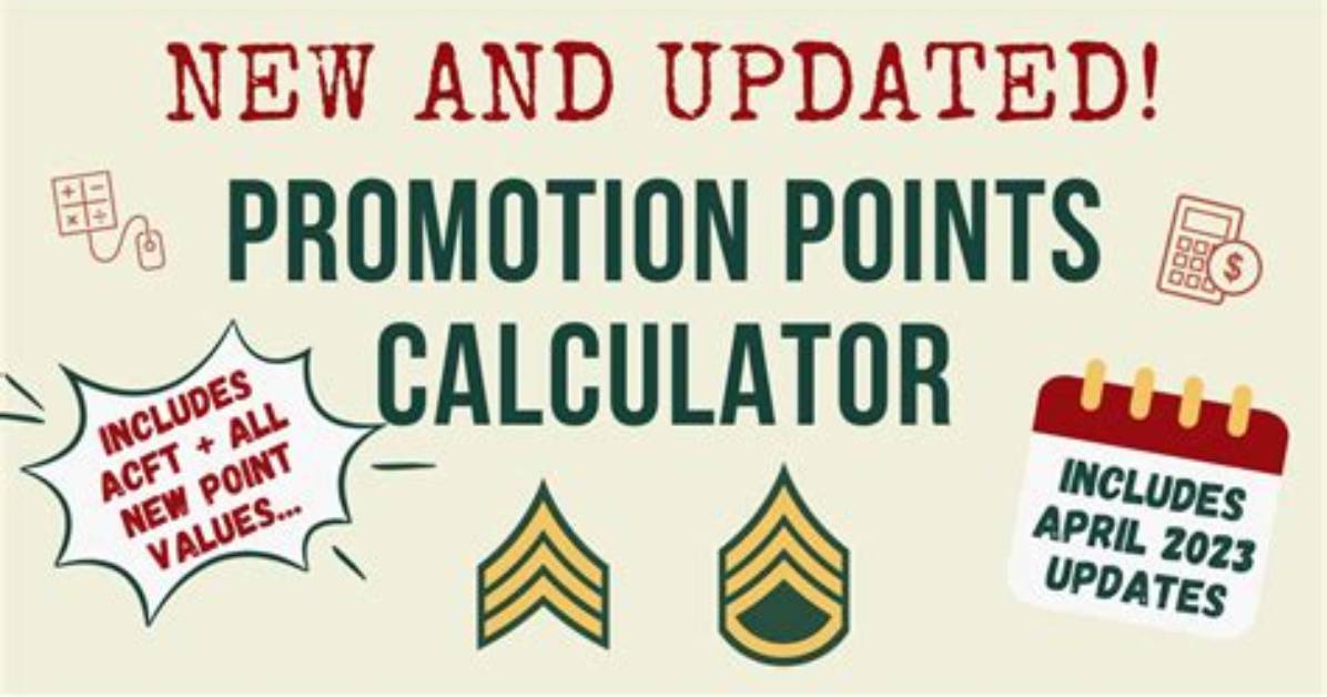 How Many Promotion Points Do I Need for E5