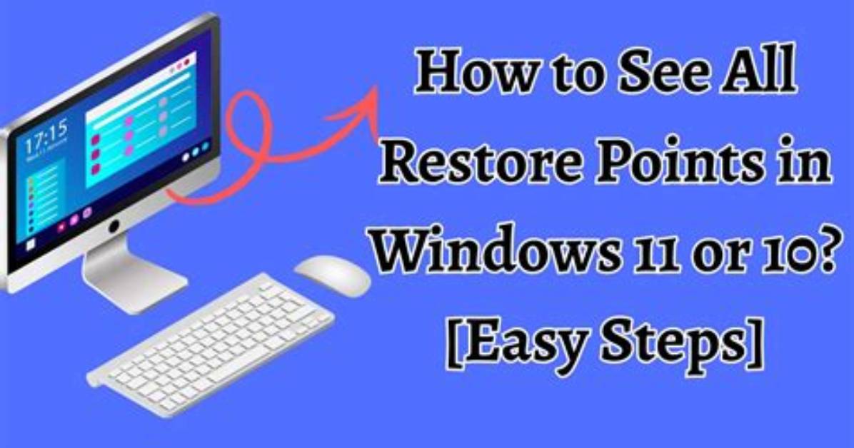 How Many Restore Points Does Windows 10 Keep?