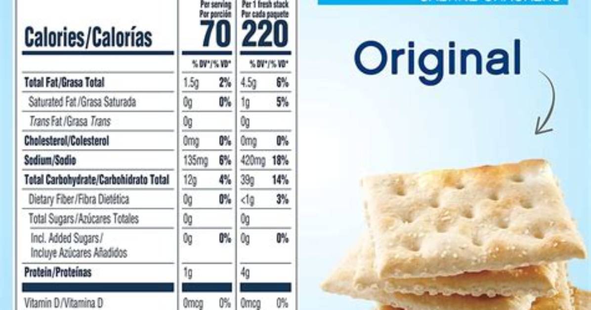 How Many Saltines in a Serving?