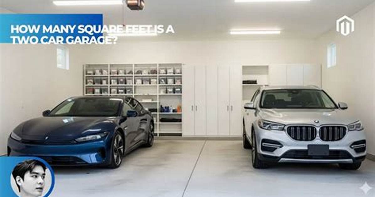 How Many Square Is a 2 Car Garage Roof?