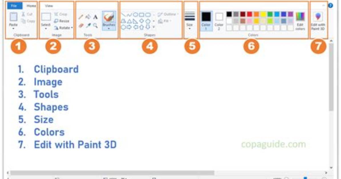 How Many Tools in Ms Paint