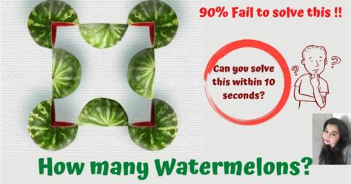 How Many Watermelons Are There Correct Answer?