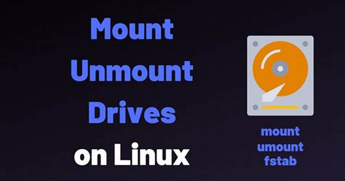 How Mount and Unmount in Linux?