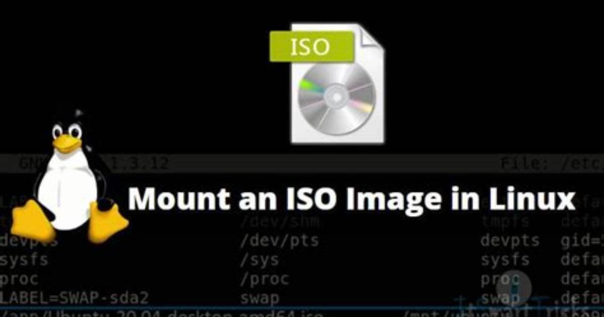 How Mount Iso Cdrom Linux?