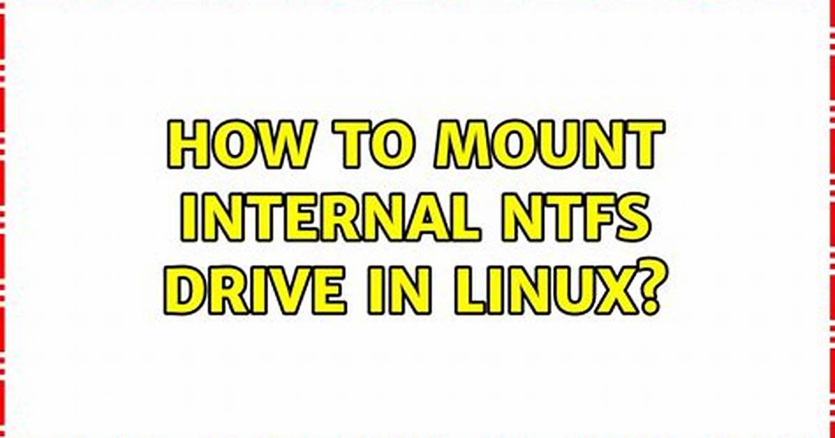 How Mount Nfs Drive in Linux?