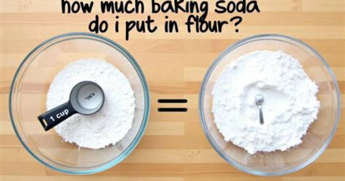 How Much Baking Soda Do I Put in Flour