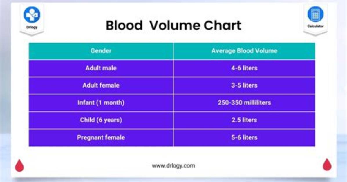 How Much Blood Volume Is a Child