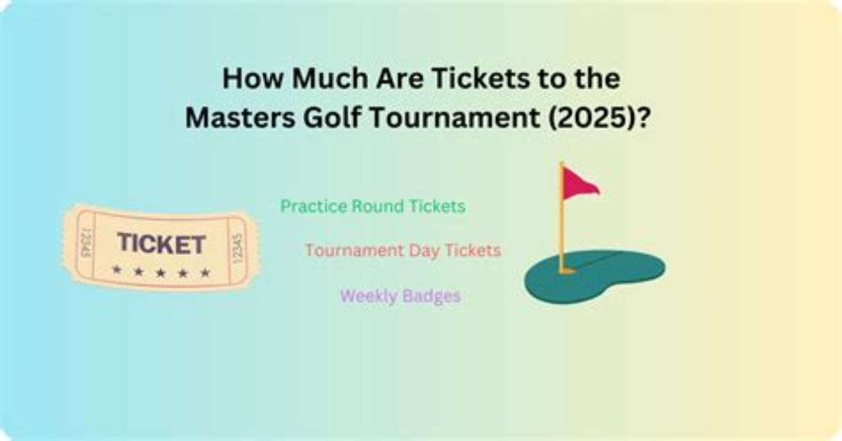 How Much Do Masters Practice Round Tickets Sell For