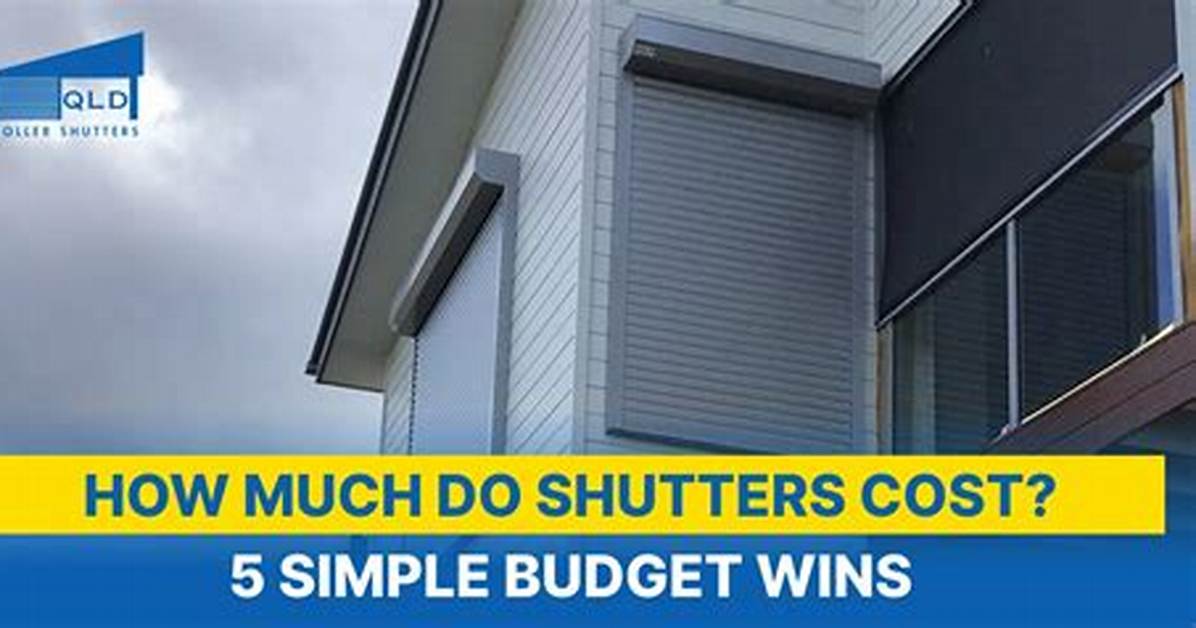 How Much Do Shutters Cost