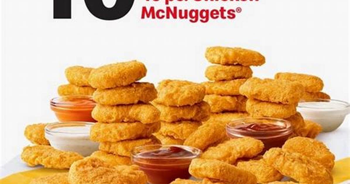 How Much Does 100 Mcnuggets Cost