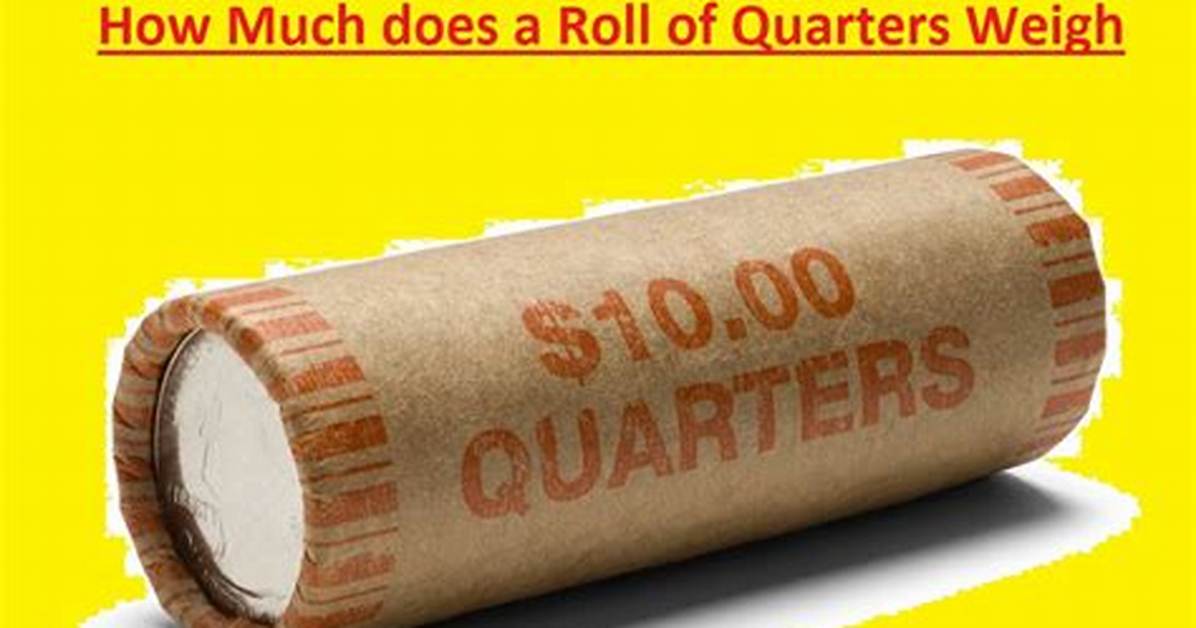 How Much Does $5000 in Quarters Weigh?