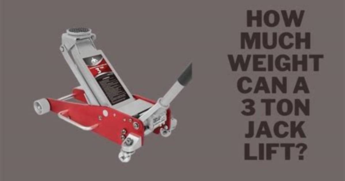 How Much Does a 3 Ton Jack Lift